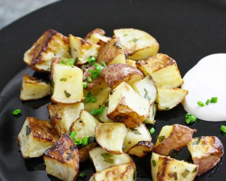 Honey And Herb Roasted Potatoes