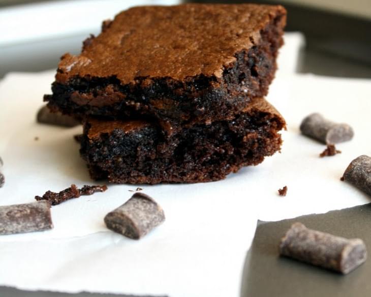 Paleo Double-Chocolate Flourless Brownies