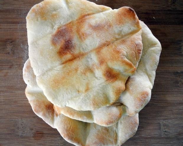 Homemade Rustic Pita Bread