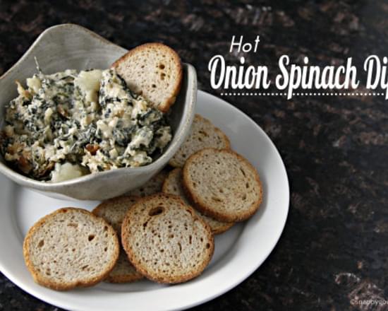 Hot Onion Spinach Dip