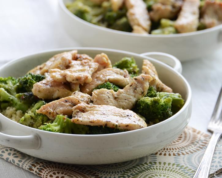 Chicken & Broccoli Lunch Bowl in 10 Minutes