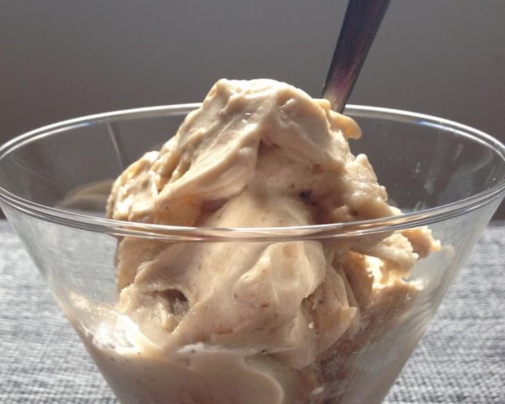 Healthified Ice-Cream with Toffee Sauce