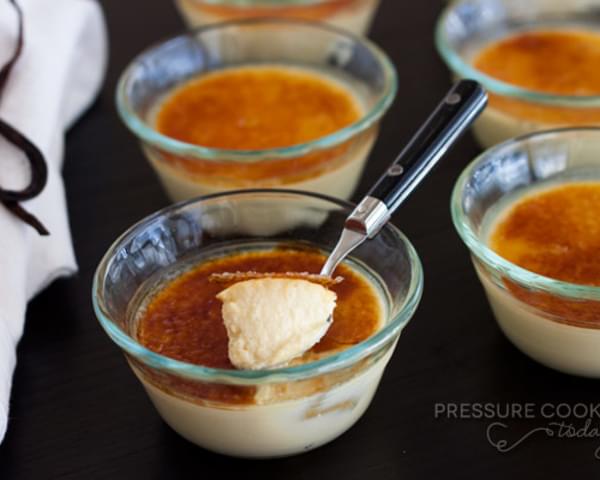 Creme Brulee in the Pressure Cooker