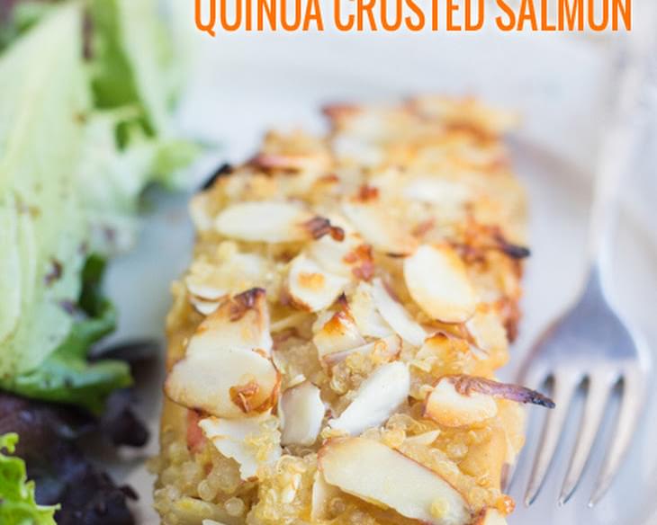 Honey, Almond & Quinoa Crusted Salmon