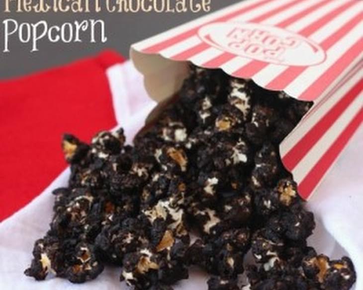 {healthier} Glazed Mexican Chocolate Popcorn