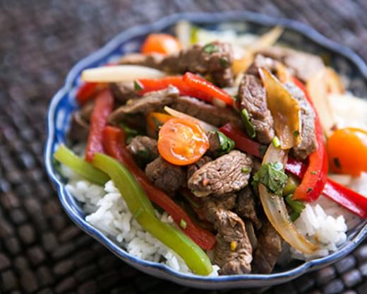 Quick Beef Stir-Fry with Bell Peppers