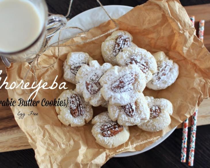 Ghoreyeba {Arabic Butter Cookies}