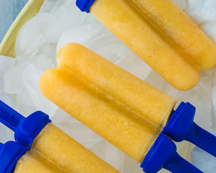 Honey Melon Popsicles with Coconut Water