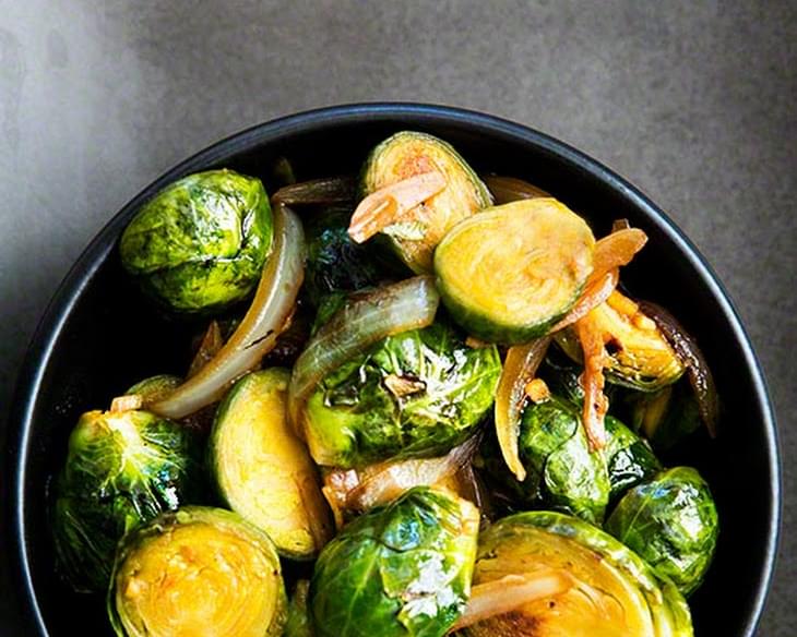 Hoisin Glazed Brussels Sprouts