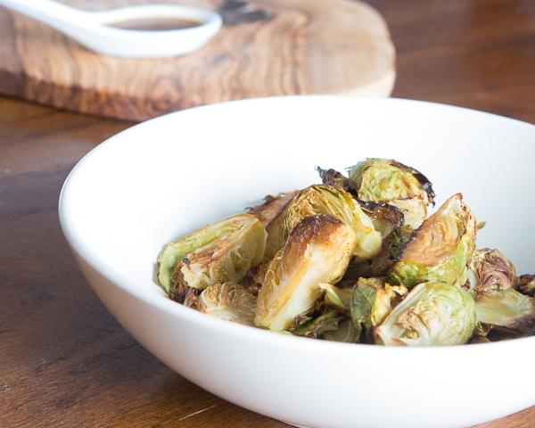Miso Glazed Brussel Sprouts