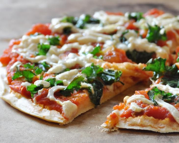 Easy Vegan, Gluten-Free Chickpea Crust Pizza