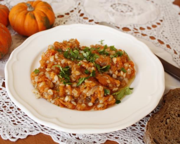 Barley Pumpkin Risotto With a Hint of Emilia-Romagna