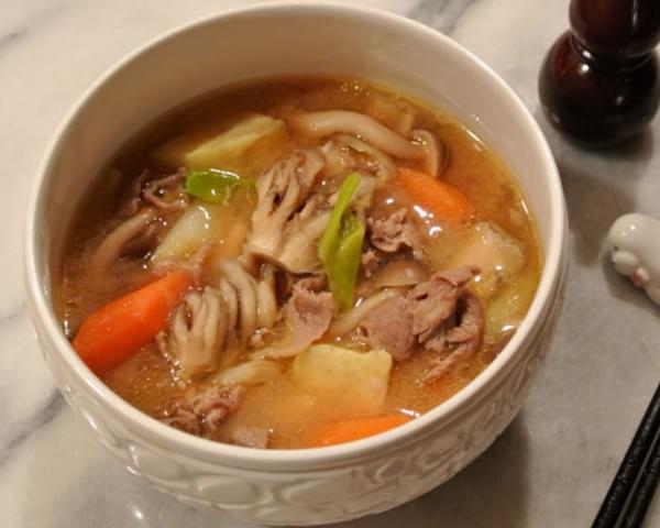 Tonjiru ~ Japanese Pork and Vegetable Miso Soup
