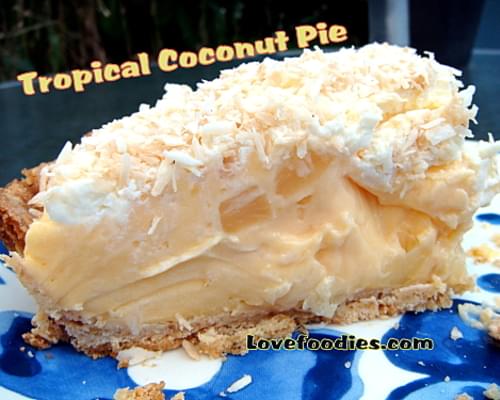 Tropical Coconut Pie