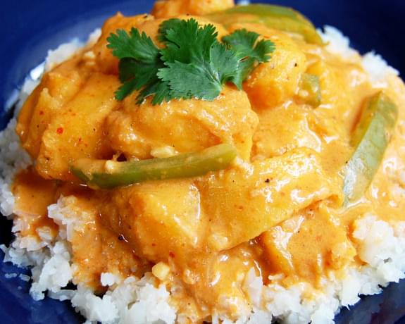 Vegetarian Thai Red Curry with Squash