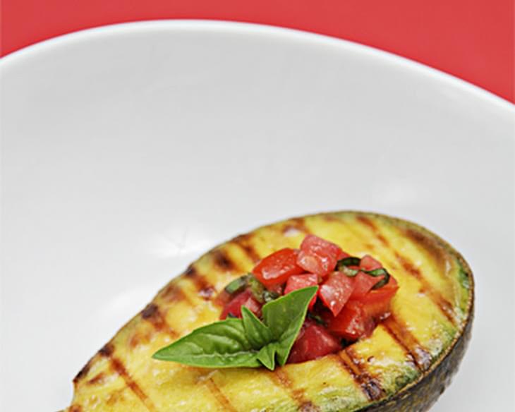Grilled Avocado With Tomato-basil Salsa