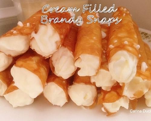 Cream Filled Brandy Snaps