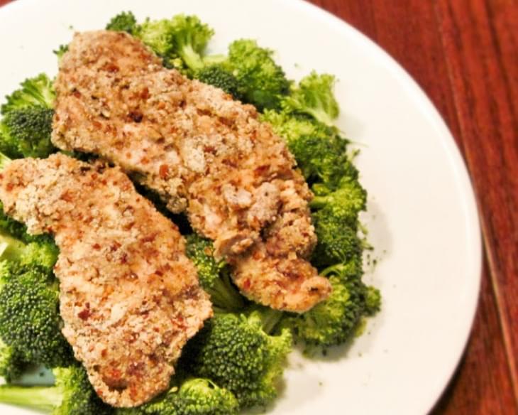 Low Carb Pecan Crusted Chicken