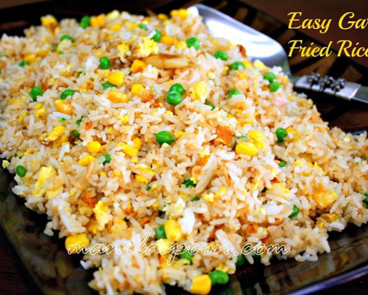 Easy Garlic Fried Rice (Sinangag)