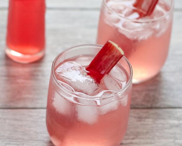 Rhubarb Sour Cocktails