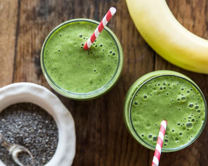 Banana, Chia and Spinach Smoothie