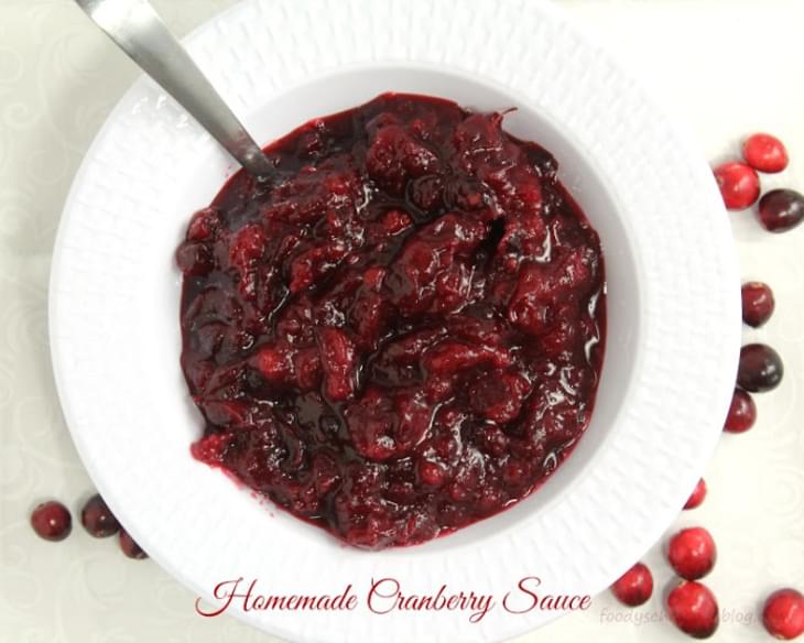 How To Make Homemade Cranberry Sauce