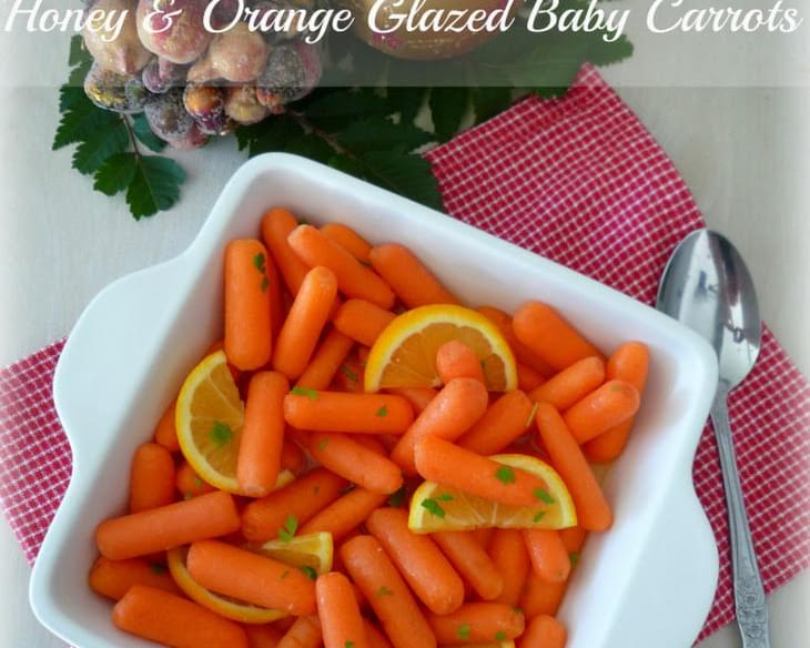 Honey & Orange Glazed Baby Carrots