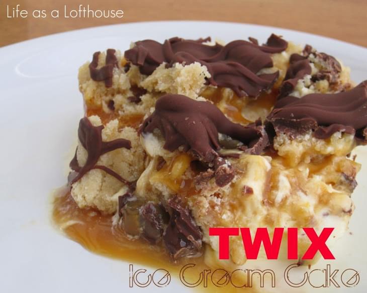 TWIX Ice Cream Cake