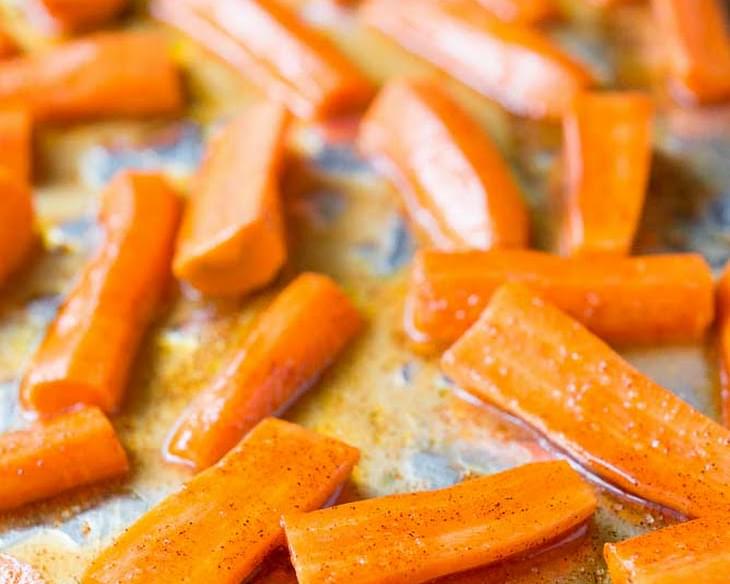 Honey Chipotle Roasted Carrots