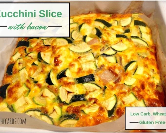 Zucchini Slice - with bacon