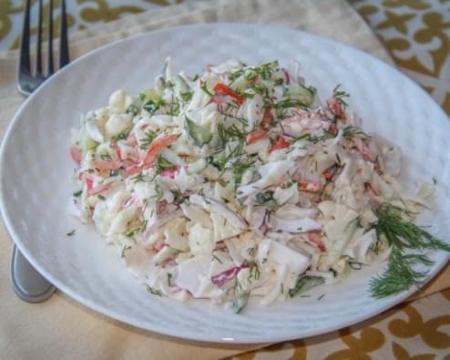 Light Crab Salad