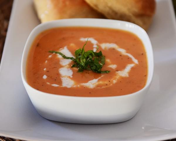 Creamy Tomato-Potato Basil Soup