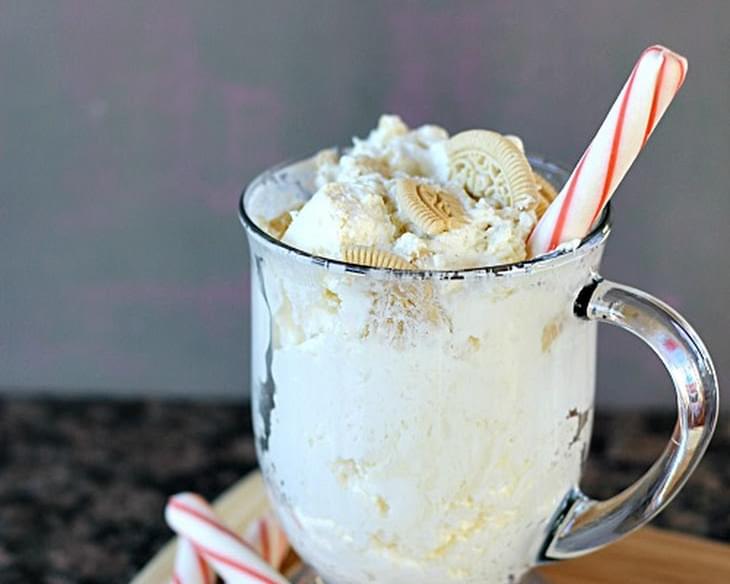 Peppermint Cookies and Cream No Churn Ice Cream