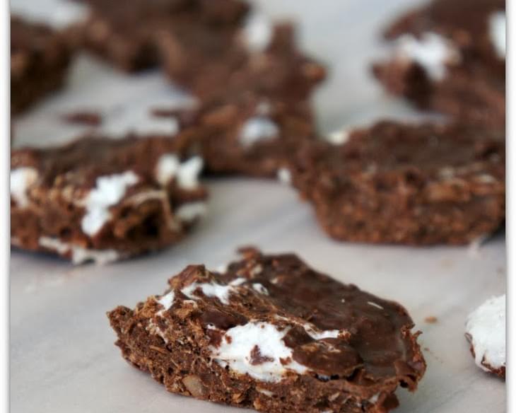 Recipe for Chocolate, Peanut Butter, Marshmallow and Coconut Bark