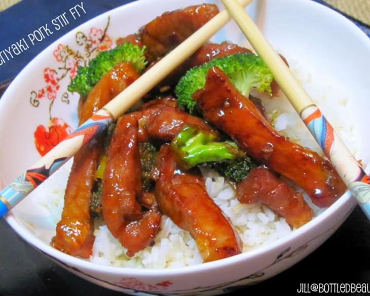 New Dinner Recipe-Teriyaki Pork Stir Fry
