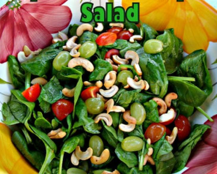 Refreshing Spinach & Grape Salad