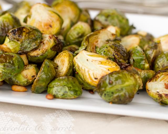 Lemon Roasted Brussel Sprouts