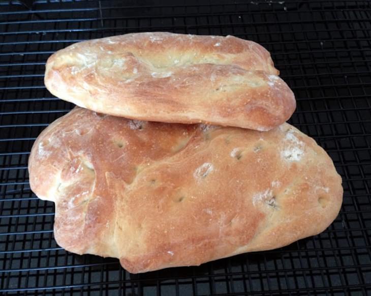 Ciabatta (Italian Slipper Bread)