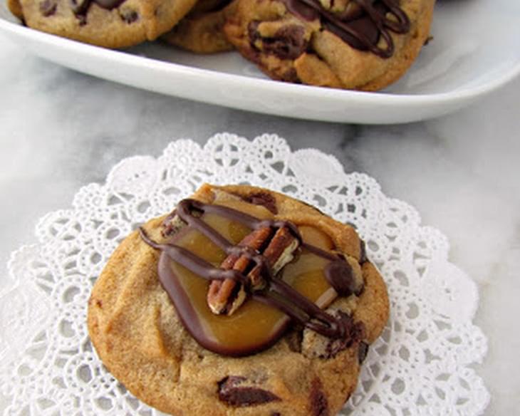 Chocolate Chip Turtle Cookies