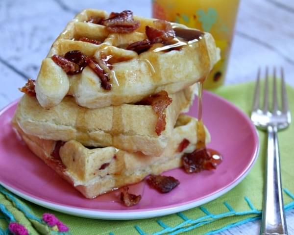 Maple- Bacon Waffles