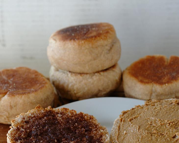 Homemade Whole Wheat English Muffins
