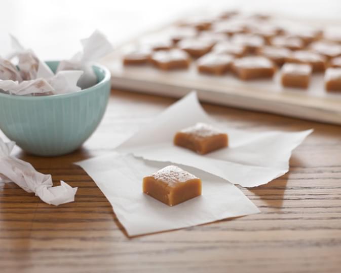 Bourbon and Honey Salted Caramels