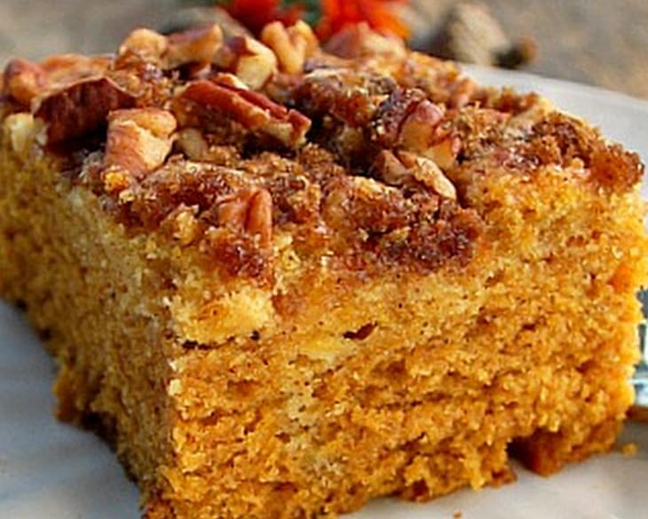 Pumpkin Cream Cheese Coffee Cake