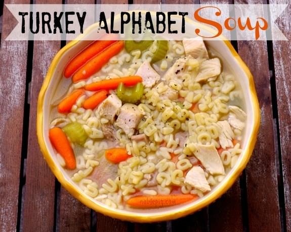 Turkey Alphabet Soup