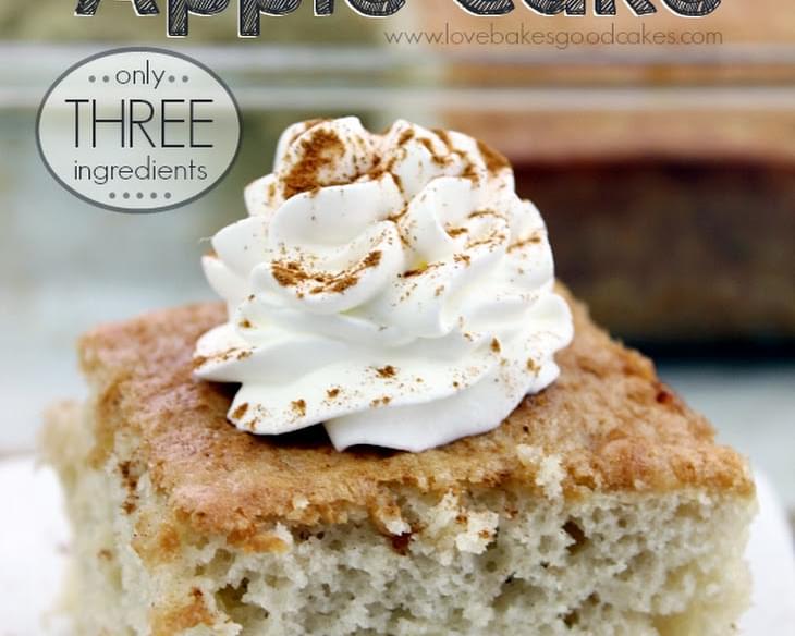 Easy Apple Cake - Only 3 Ingredients!