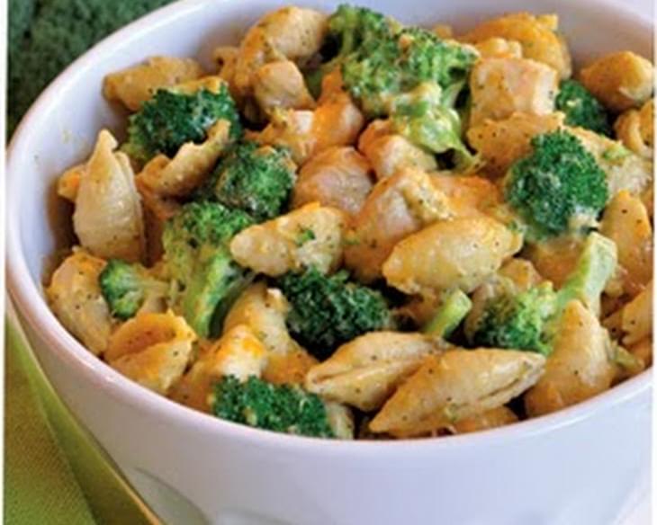 Chicken, Broccoli & Cheese Skillet Meal Pasta
