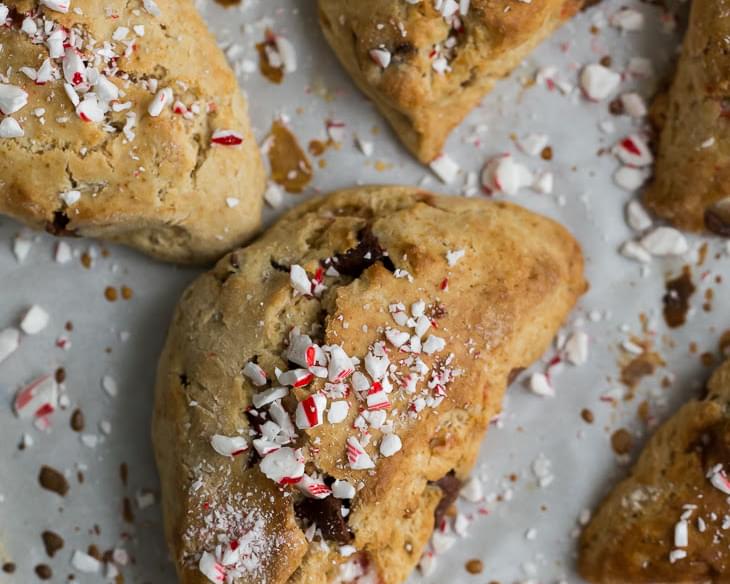 Chocolate Chip Peppermint Scones