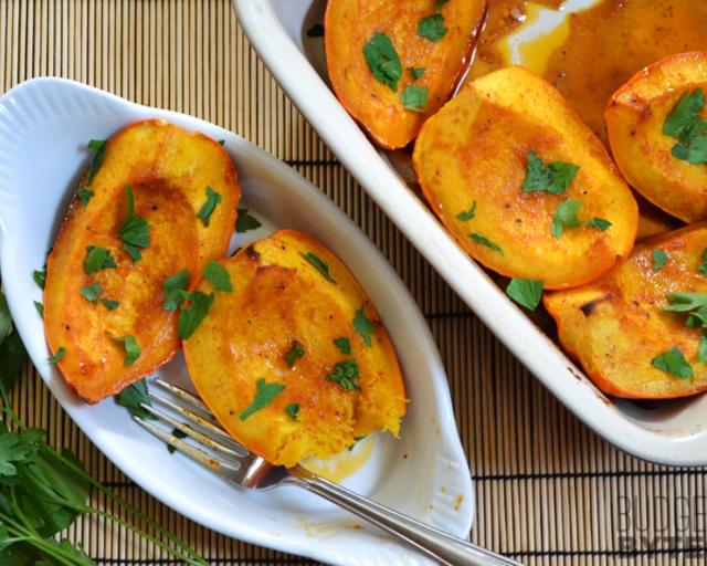 Spice Rubbed Roasted Squash