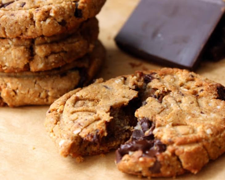 Dark Chocolate and Almond Protein Cookies