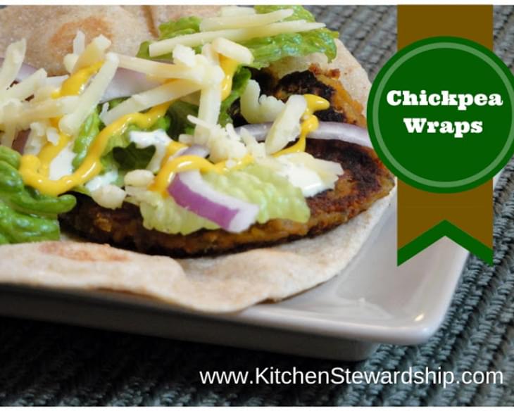 Meatless Chickpea Wraps